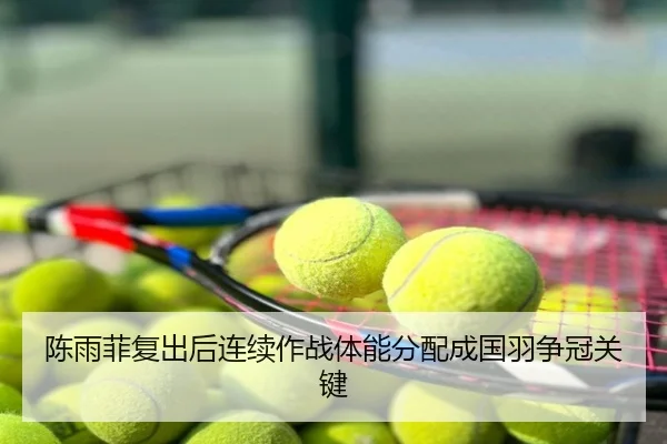 陈雨菲复出后连续作战体能分配成国羽争冠关键